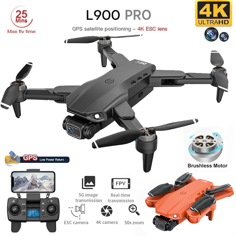 Drone Camera Professional - L900 Pro GPS Drone 4K profesyonel