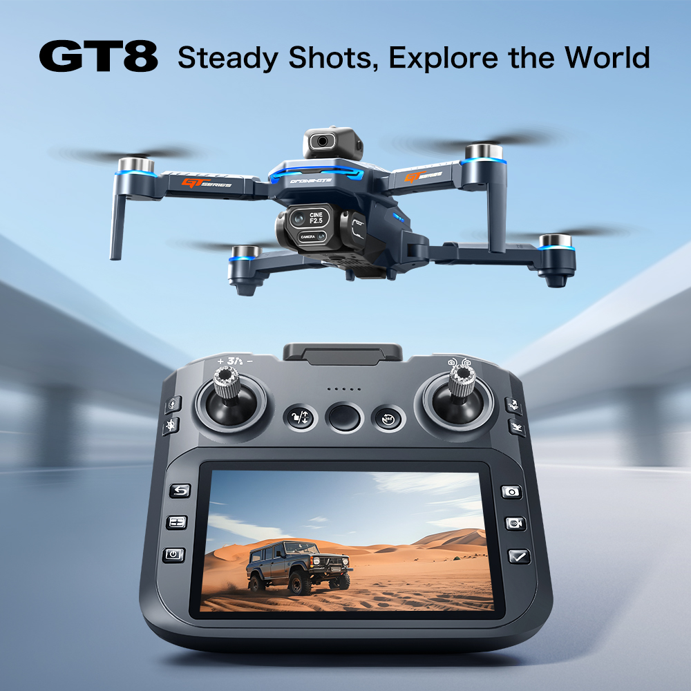GT8 Engellerden Kaçınma Özelli - Drone Camera 4K incelemesi ve fiyatı